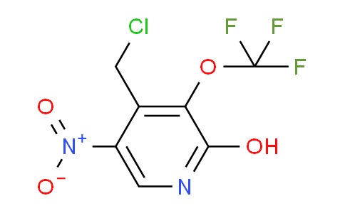 4-(Chloromethyl)-2-hydroxy-5-nitro-3-(trifluoromethoxy)pyridine