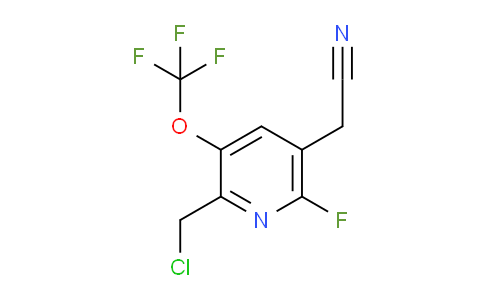 AM162227 | 1804316-47-9 | 2-(Chloromethyl)-6-fluoro-3-(trifluoromethoxy)pyridine-5-acetonitrile
