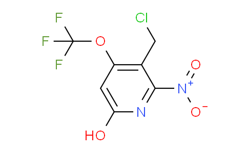 3-(Chloromethyl)-6-hydroxy-2-nitro-4-(trifluoromethoxy)pyridine