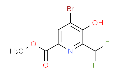 AM16225 | 1807001-66-6 | Methyl 4-bromo-2-(difluoromethyl)-3-hydroxypyridine-6-carboxylate