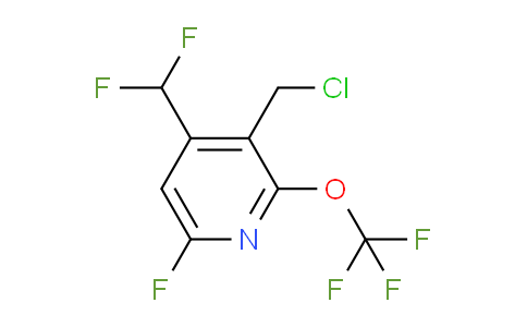 3-(Chloromethyl)-4-(difluoromethyl)-6-fluoro-2-(trifluoromethoxy)pyridine