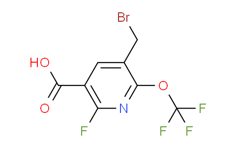 3-(Bromomethyl)-6-fluoro-2-(trifluoromethoxy)pyridine-5-carboxylic acid