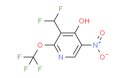 3-(Difluoromethyl)-4-hydroxy-5-nitro-2-(trifluoromethoxy)pyridine