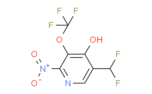 5-(Difluoromethyl)-4-hydroxy-2-nitro-3-(trifluoromethoxy)pyridine