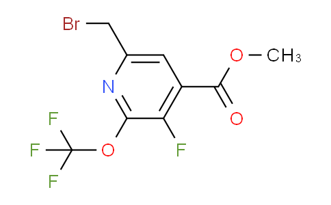 Methyl 6-(bromomethyl)-3-fluoro-2-(trifluoromethoxy)pyridine-4-carboxylate