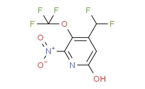 4-(Difluoromethyl)-6-hydroxy-2-nitro-3-(trifluoromethoxy)pyridine