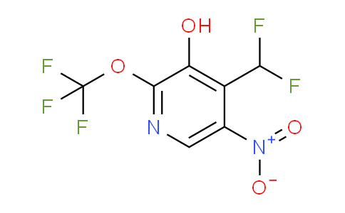 4-(Difluoromethyl)-3-hydroxy-5-nitro-2-(trifluoromethoxy)pyridine