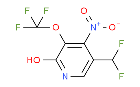 5-(Difluoromethyl)-2-hydroxy-4-nitro-3-(trifluoromethoxy)pyridine