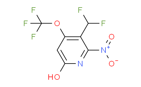 3-(Difluoromethyl)-6-hydroxy-2-nitro-4-(trifluoromethoxy)pyridine