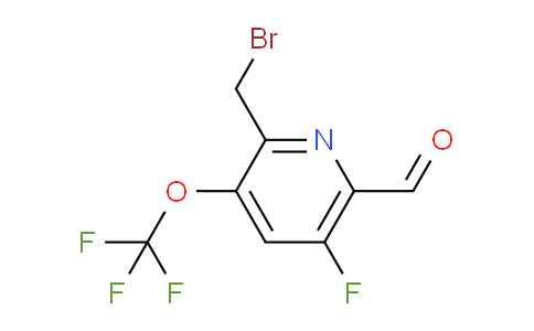 AM162306 | 1806014-23-2 | 2-(Bromomethyl)-5-fluoro-3-(trifluoromethoxy)pyridine-6-carboxaldehyde