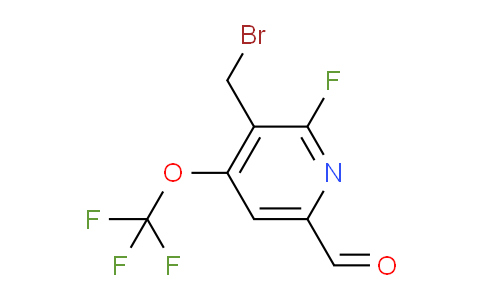 AM162314 | 1804754-51-5 | 3-(Bromomethyl)-2-fluoro-4-(trifluoromethoxy)pyridine-6-carboxaldehyde