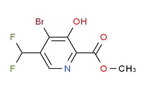 AM16232 | 1805162-42-8 | Methyl 4-bromo-5-(difluoromethyl)-3-hydroxypyridine-2-carboxylate