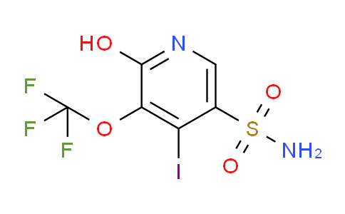 2-Hydroxy-4-iodo-3-(trifluoromethoxy)pyridine-5-sulfonamide
