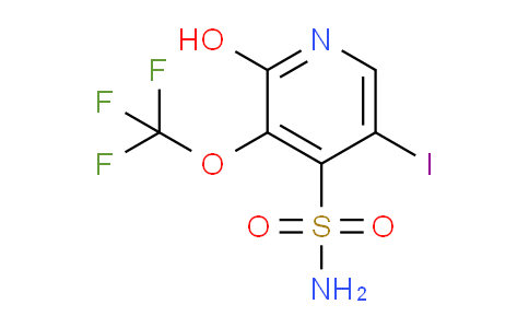 2-Hydroxy-5-iodo-3-(trifluoromethoxy)pyridine-4-sulfonamide