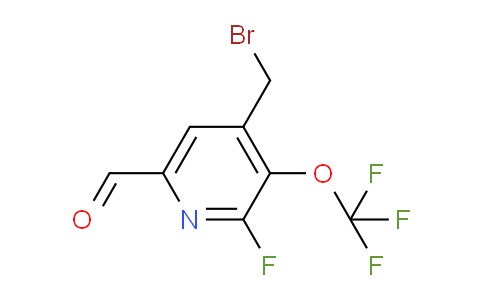 AM162325 | 1804745-91-2 | 4-(Bromomethyl)-2-fluoro-3-(trifluoromethoxy)pyridine-6-carboxaldehyde