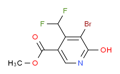 AM16233 | 1805412-37-6 | Methyl 3-bromo-4-(difluoromethyl)-2-hydroxypyridine-5-carboxylate