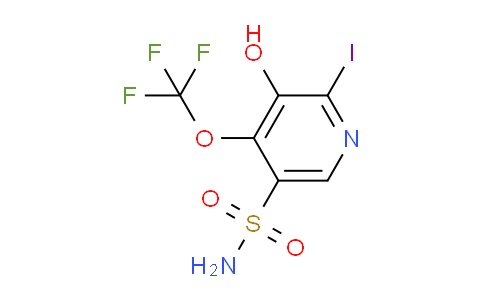 3-Hydroxy-2-iodo-4-(trifluoromethoxy)pyridine-5-sulfonamide