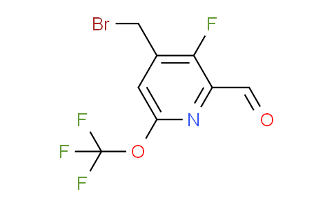 AM162334 | 1805967-91-2 | 4-(Bromomethyl)-3-fluoro-6-(trifluoromethoxy)pyridine-2-carboxaldehyde