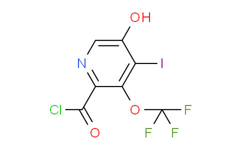 5-Hydroxy-4-iodo-3-(trifluoromethoxy)pyridine-2-carbonyl chloride