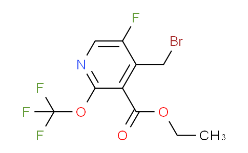 AM162348 | 1804643-50-2 | Ethyl 4-(bromomethyl)-5-fluoro-2-(trifluoromethoxy)pyridine-3-carboxylate