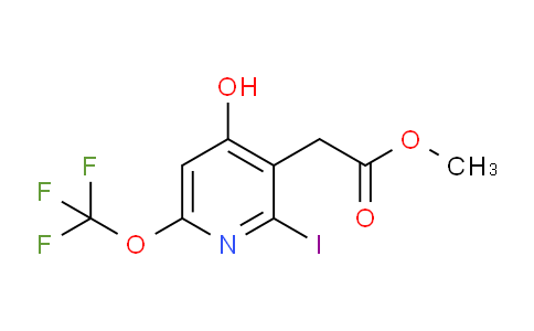 Methyl 4-hydroxy-2-iodo-6-(trifluoromethoxy)pyridine-3-acetate