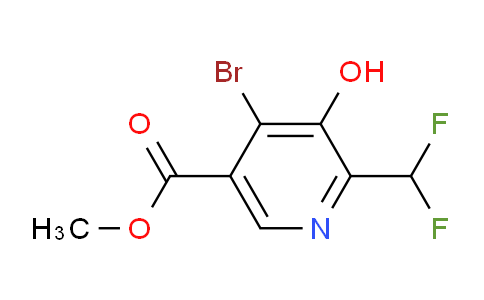 AM16238 | 1804653-25-5 | Methyl 4-bromo-2-(difluoromethyl)-3-hydroxypyridine-5-carboxylate