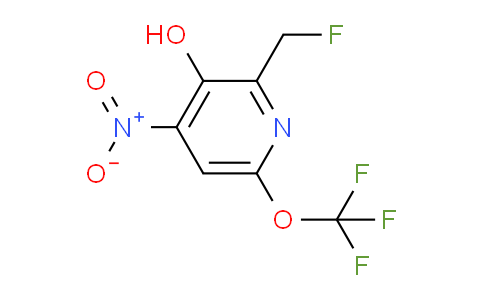 2-(Fluoromethyl)-3-hydroxy-4-nitro-6-(trifluoromethoxy)pyridine
