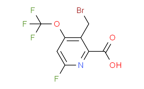 AM162406 | 1804748-35-3 | 3-(Bromomethyl)-6-fluoro-4-(trifluoromethoxy)pyridine-2-carboxylic acid