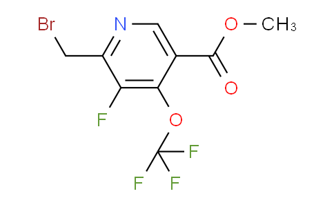 Methyl 2-(bromomethyl)-3-fluoro-4-(trifluoromethoxy)pyridine-5-carboxylate