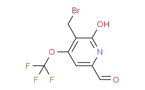 AM162416 | 1804477-48-2 | 3-(Bromomethyl)-2-hydroxy-4-(trifluoromethoxy)pyridine-6-carboxaldehyde