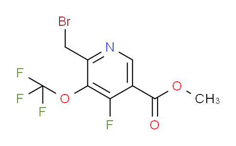 Methyl 2-(bromomethyl)-4-fluoro-3-(trifluoromethoxy)pyridine-5-carboxylate