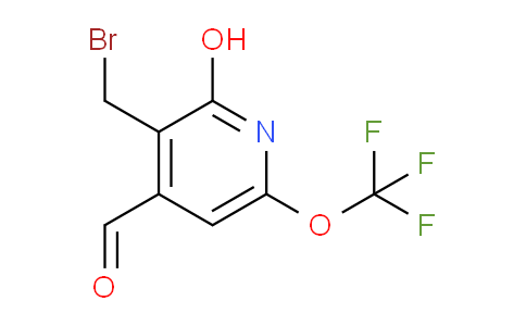 3-(Bromomethyl)-2-hydroxy-6-(trifluoromethoxy)pyridine-4-carboxaldehyde