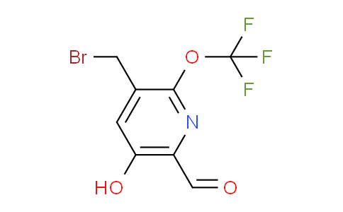 AM162428 | 1804835-65-1 | 3-(Bromomethyl)-5-hydroxy-2-(trifluoromethoxy)pyridine-6-carboxaldehyde