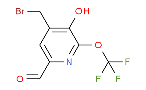 AM162441 | 1806011-76-6 | 4-(Bromomethyl)-3-hydroxy-2-(trifluoromethoxy)pyridine-6-carboxaldehyde