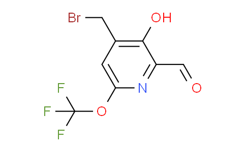 AM162444 | 1806727-24-1 | 4-(Bromomethyl)-3-hydroxy-6-(trifluoromethoxy)pyridine-2-carboxaldehyde