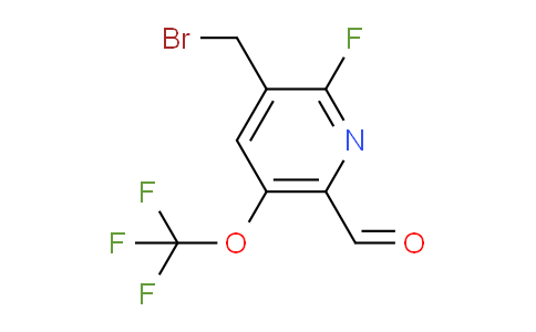 AM162452 | 1806014-39-0 | 3-(Bromomethyl)-2-fluoro-5-(trifluoromethoxy)pyridine-6-carboxaldehyde