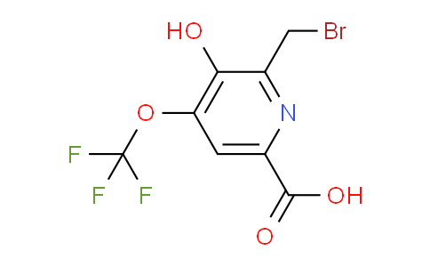 AM162453 | 1806011-90-4 | 2-(Bromomethyl)-3-hydroxy-4-(trifluoromethoxy)pyridine-6-carboxylic acid