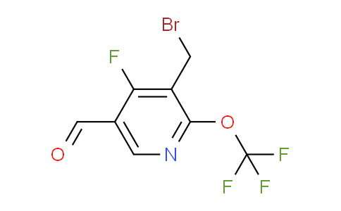 AM162454 | 1804754-63-9 | 3-(Bromomethyl)-4-fluoro-2-(trifluoromethoxy)pyridine-5-carboxaldehyde