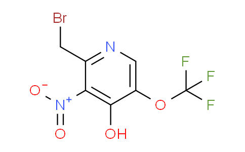 2-(Bromomethyl)-4-hydroxy-3-nitro-5-(trifluoromethoxy)pyridine
