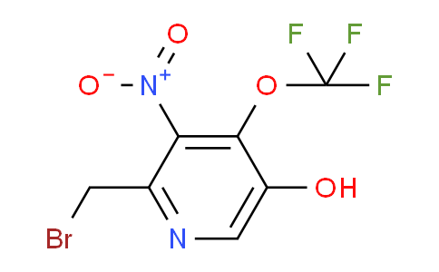 2-(Bromomethyl)-5-hydroxy-3-nitro-4-(trifluoromethoxy)pyridine