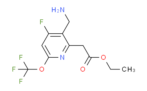 AM162500 | 1804823-98-0 | Ethyl 3-(aminomethyl)-4-fluoro-6-(trifluoromethoxy)pyridine-2-acetate