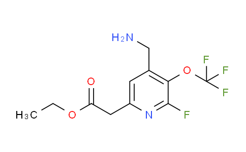 AM162510 | 1803940-65-9 | Ethyl 4-(aminomethyl)-2-fluoro-3-(trifluoromethoxy)pyridine-6-acetate