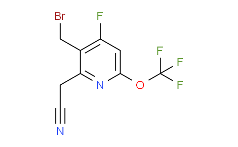 3-(Bromomethyl)-4-fluoro-6-(trifluoromethoxy)pyridine-2-acetonitrile