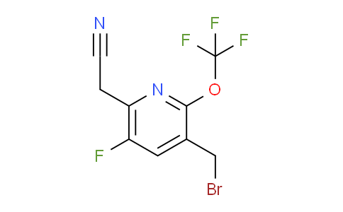 3-(Bromomethyl)-5-fluoro-2-(trifluoromethoxy)pyridine-6-acetonitrile