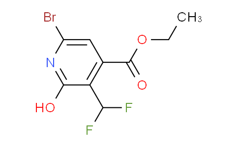 AM16254 | 1805372-35-3 | Ethyl 6-bromo-3-(difluoromethyl)-2-hydroxypyridine-4-carboxylate