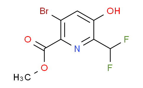 AM16256 | 1805412-47-8 | Methyl 5-bromo-2-(difluoromethyl)-3-hydroxypyridine-6-carboxylate