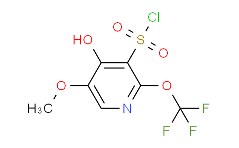 AM162576 | 1804312-70-6 | 4-Hydroxy-5-methoxy-2-(trifluoromethoxy)pyridine-3-sulfonyl chloride
