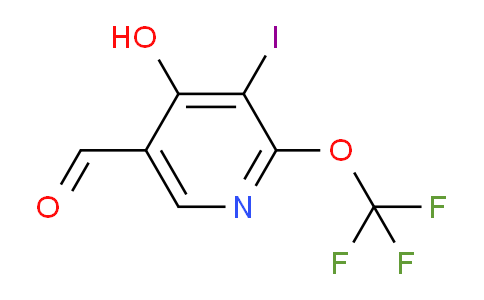 4-Hydroxy-3-iodo-2-(trifluoromethoxy)pyridine-5-carboxaldehyde
