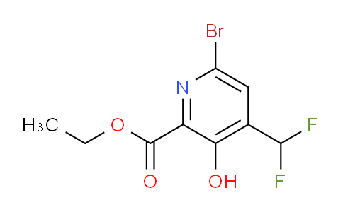 AM16262 | 1804653-63-1 | Ethyl 6-bromo-4-(difluoromethyl)-3-hydroxypyridine-2-carboxylate