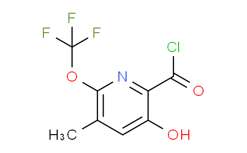 AM162620 | 1806173-37-4 | 3-Hydroxy-5-methyl-6-(trifluoromethoxy)pyridine-2-carbonyl chloride